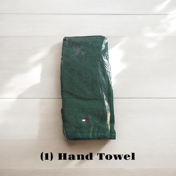 Tommy Hilfiger 3 Towel Set Botanical Garden Green - Picture 3 of 3